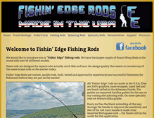 Tablet Screenshot of fishin-edge.com